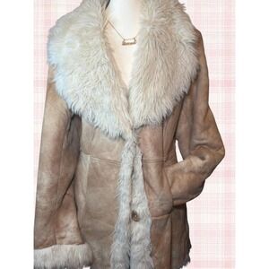 Y2k faux suede fur coat collection nuage